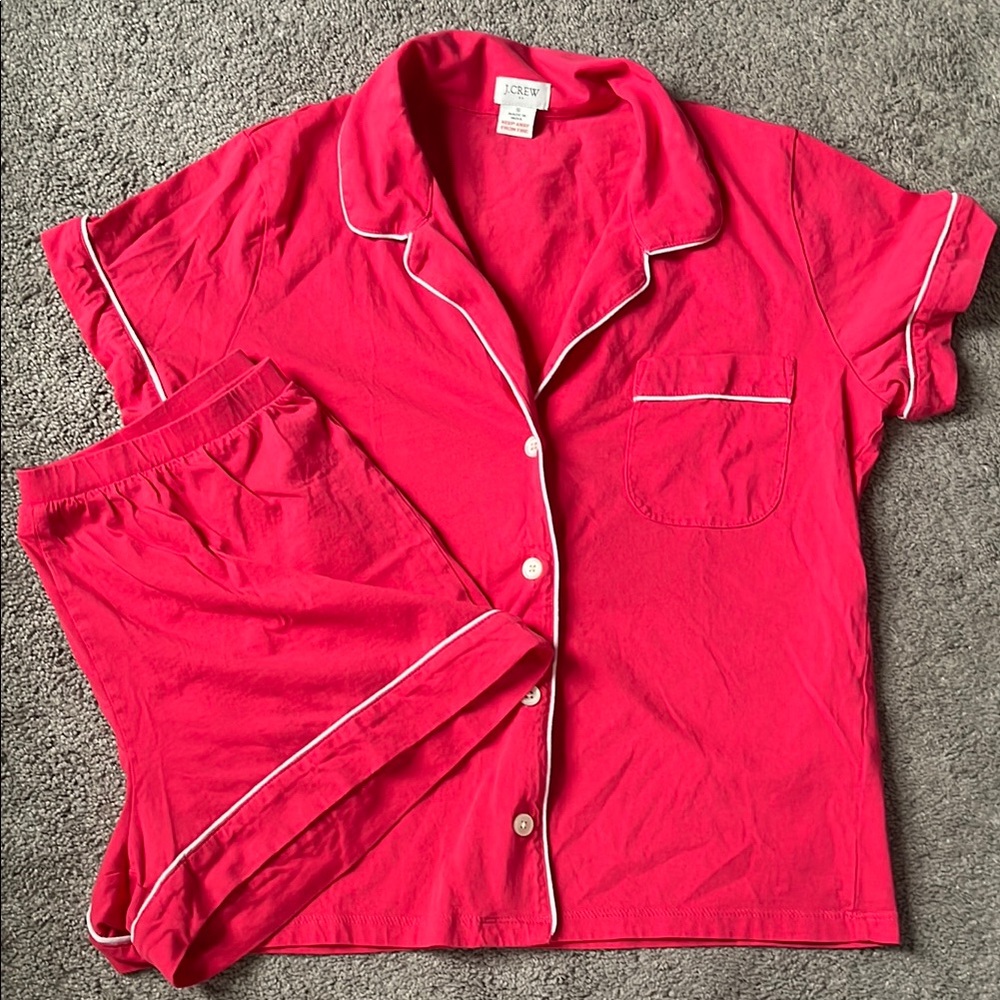 J. Crew Women's Pink Pajama Set
